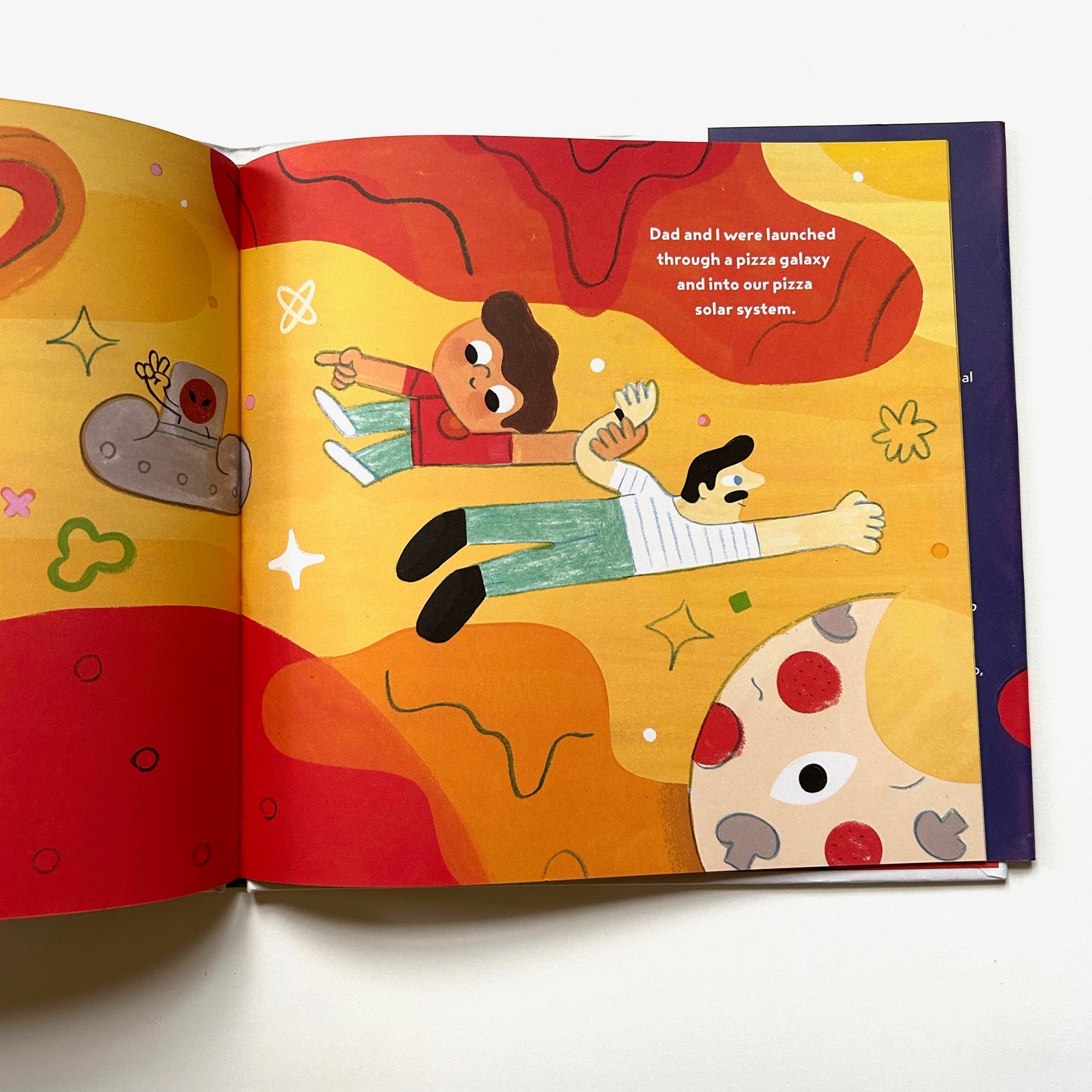 A Pizza With Everything On It