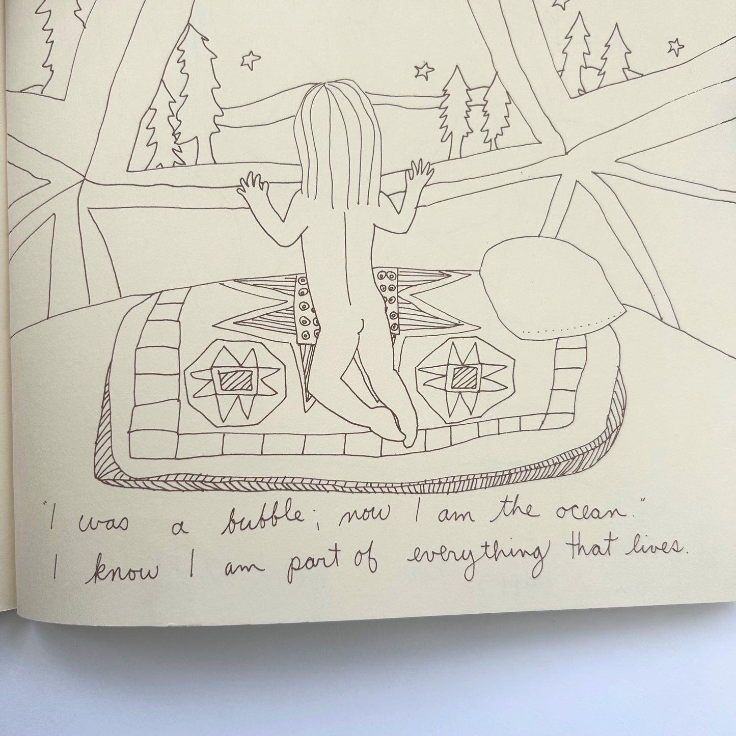 Sylvie Sunflower Hippie Coloring Book