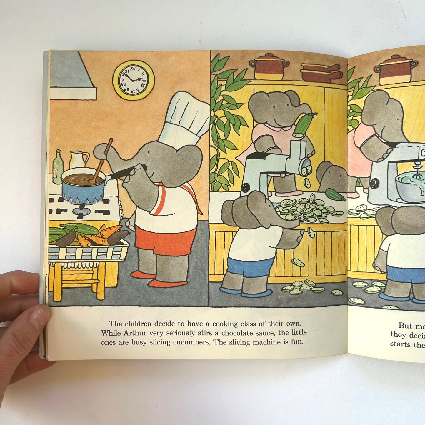 Babar Learns to Cook