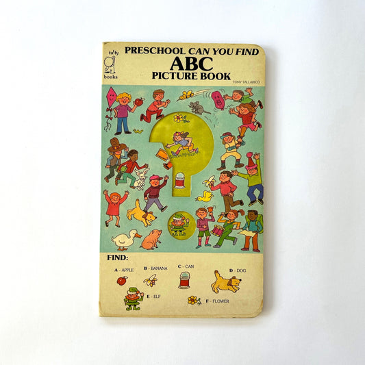 Preschool Can You Find ABC Picture Book