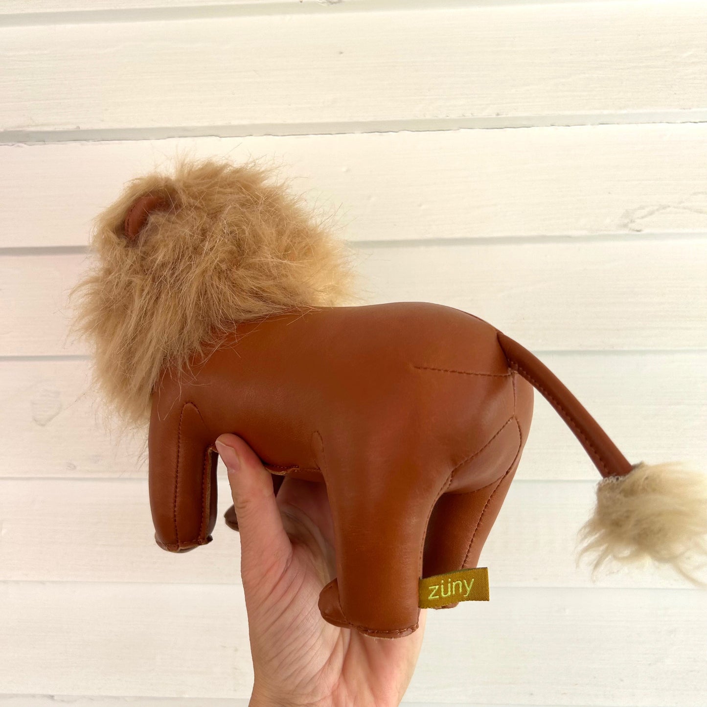 Handmade Leather Lion Toy