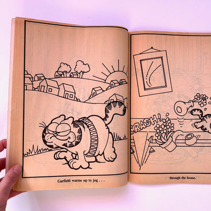 A Day in the Life of Garfield Coloring Book