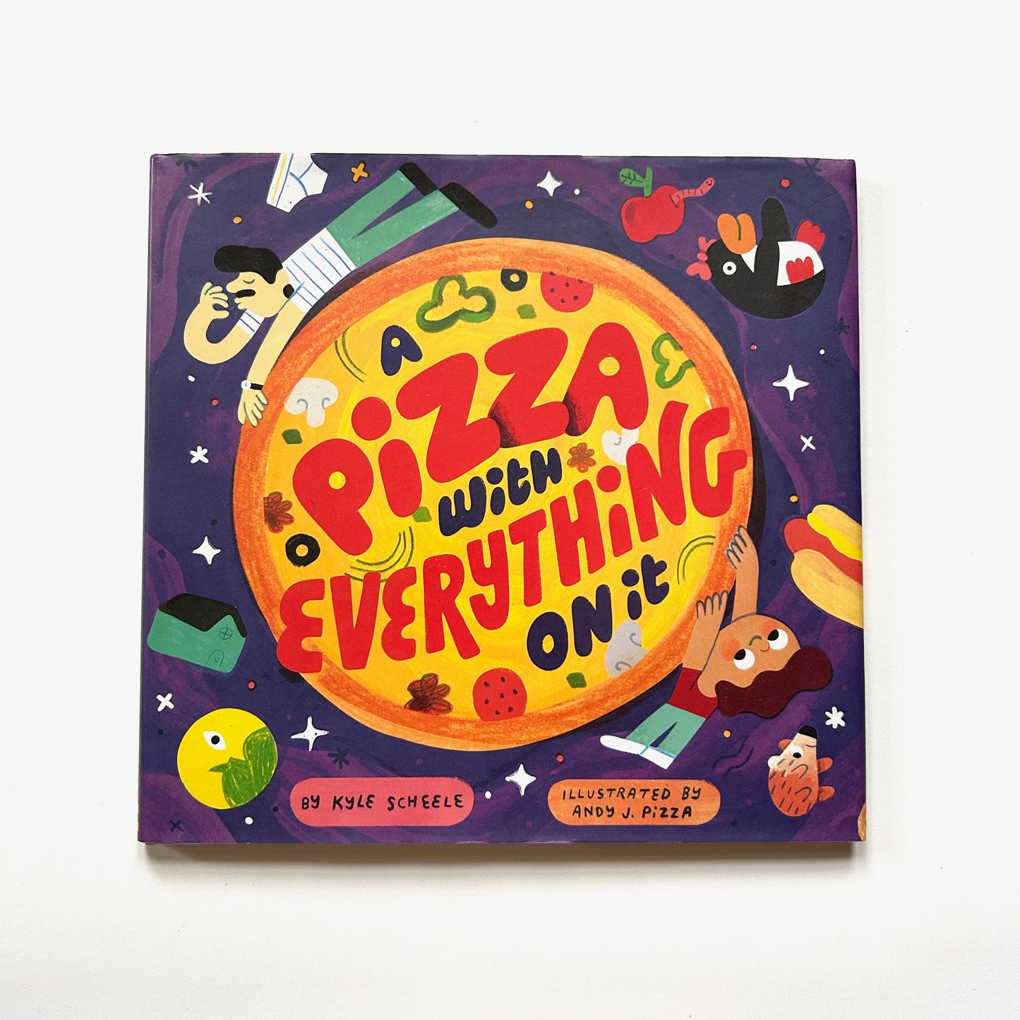 A Pizza With Everything On It