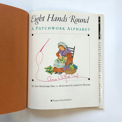 Eight Hands Round: A Patchwork Alphabet (Signed)